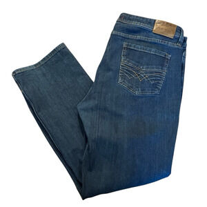 Seven7 Jeans Mens Size 40 x 32 Dark Wash Blue Denim Straight Leg Seven 39.5x30.5